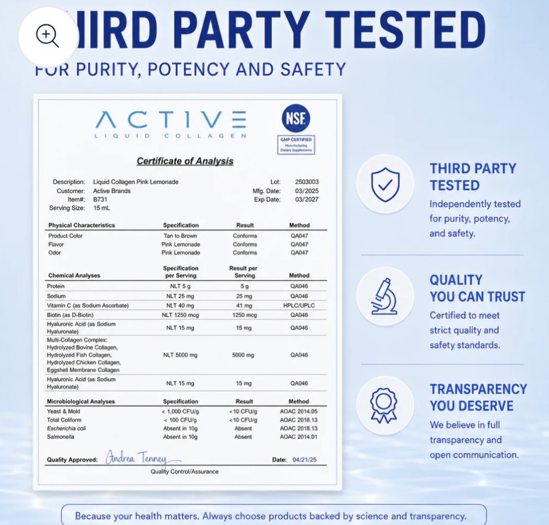 Third Party Tested Certificate